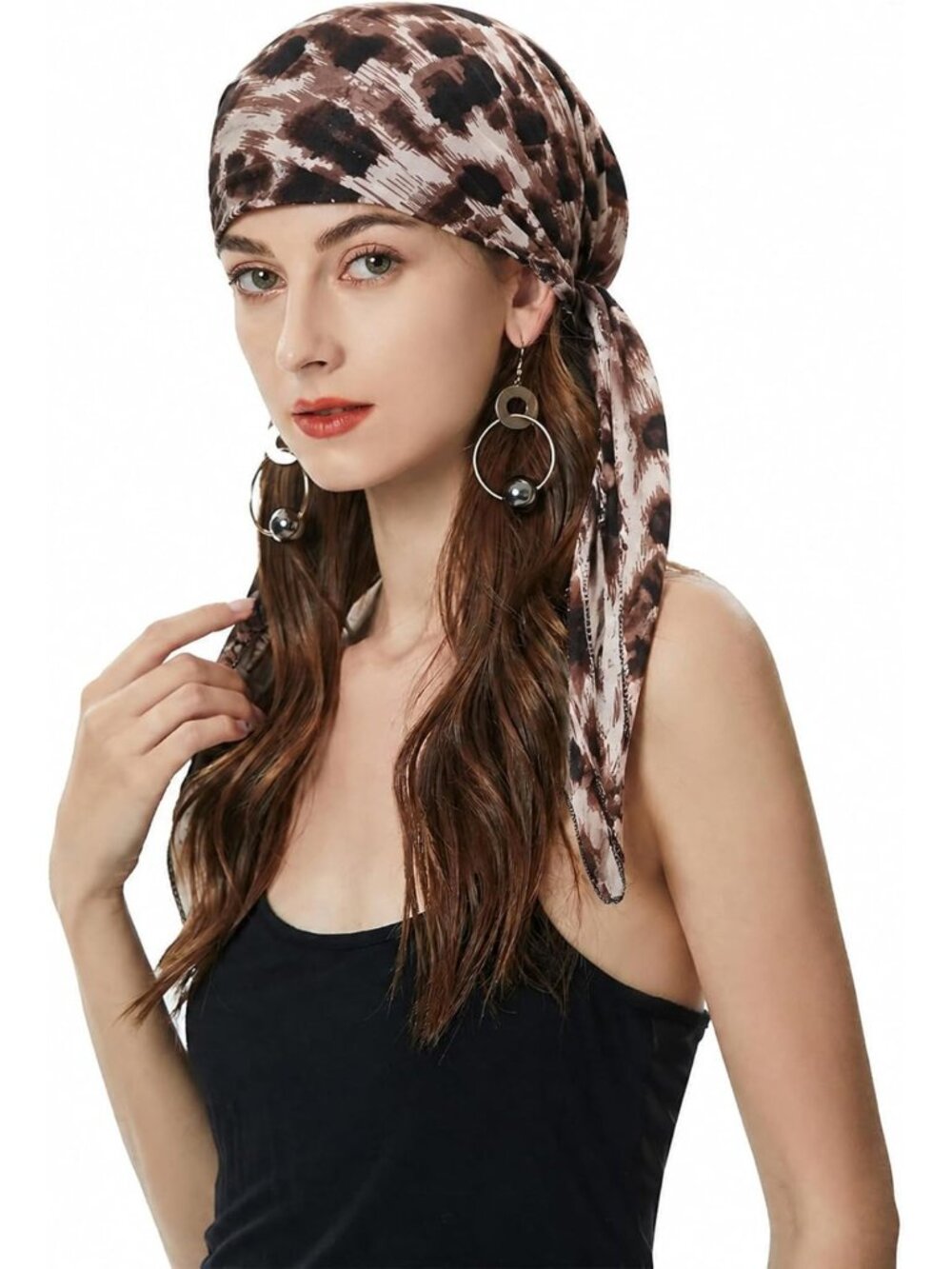 Stylish Pre-Tied Head Scarf Beanie for Women | Chemo Headwear & Hair Loss
